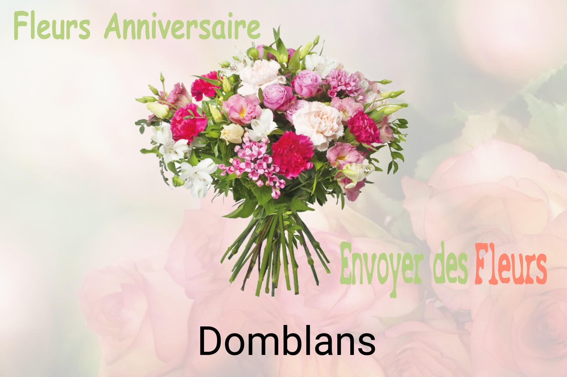 Bouquet de fleurs d’anniversaire livré à Domblans